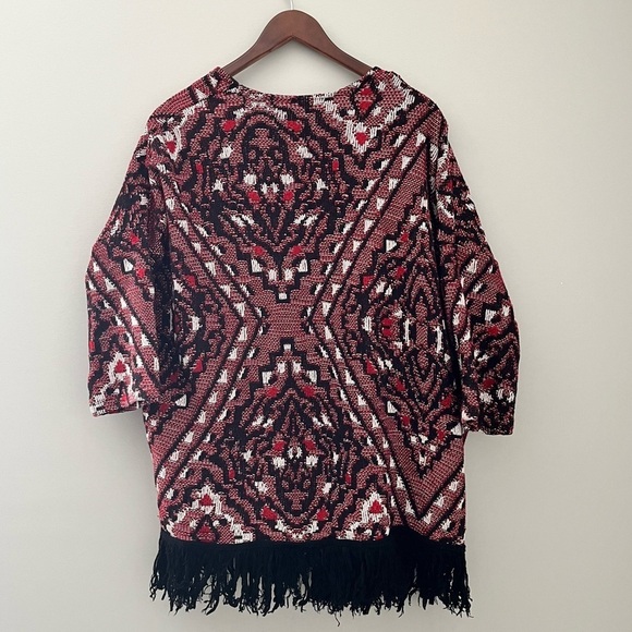 H&M Divided Open Front Fringed Cardigan - Picture 7 of 7